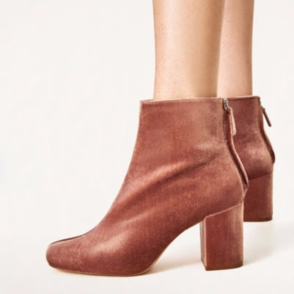 zara pink boots